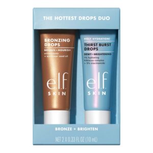 The Hottest Drops Duo, Holy Hydration! Thirst Burst & Bronzing Skincare Set